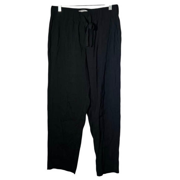Babaton Day Errol Black Linen Blend Pants Small - Picture 1 of 9